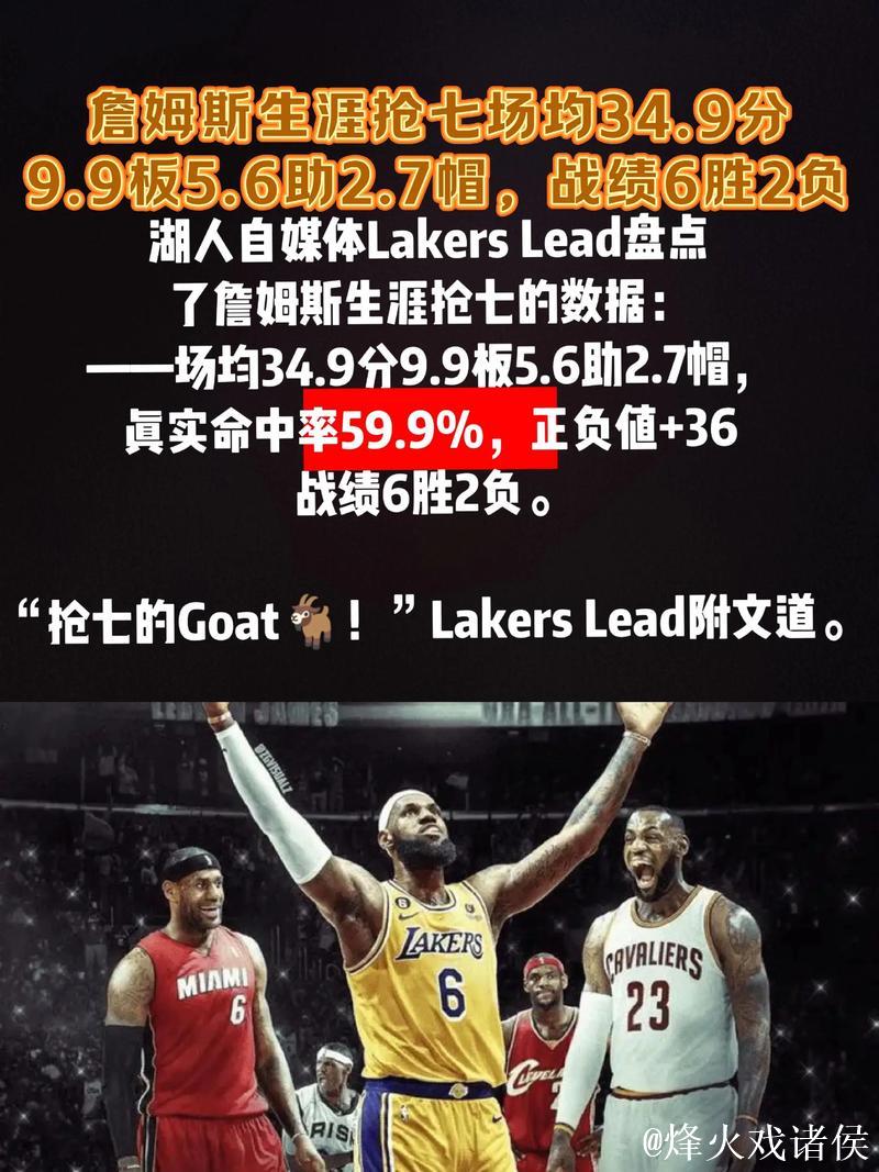 詹姆斯22+9关键时刻连得7分 湖人灭热火止连败